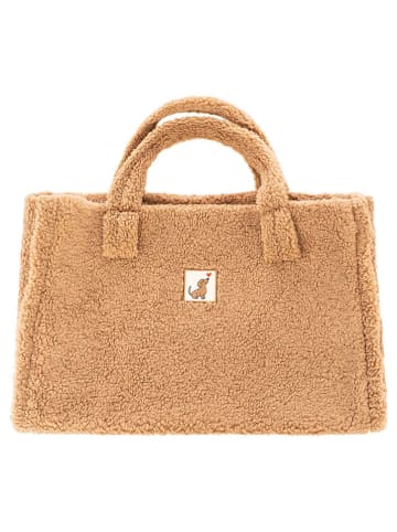 Zwillingsherz Shopper "Plüsch & Dackel" beige - (B)50 x (H)35 cm