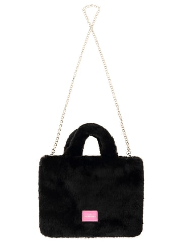 Handtas "Plüsch" zwart - (B)33 x (H)26 cm