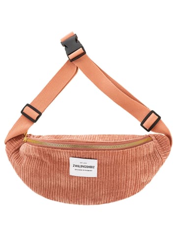 Zwillingsherz Brustbeutel "Uni" in Rosa - (B)30 x (H)13 cm