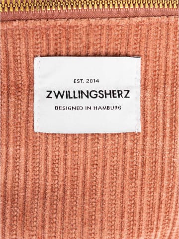 Zwillingsherz Brustbeutel "Uni" in Rosa - (B)30 x (H)13 cm