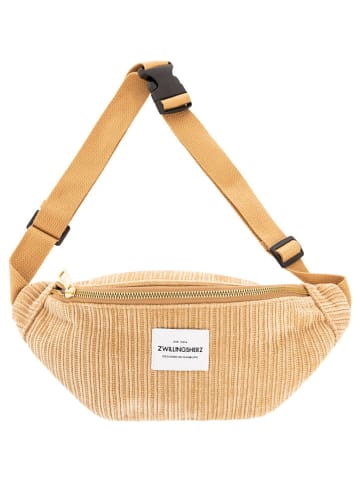 Zwillingsherz Brustbeutel "Uni" in Beige - (B)30 x (H)13 cm
