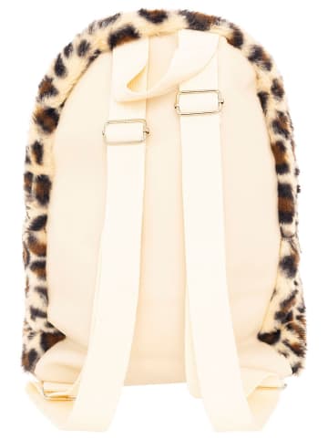Zwillingsherz Rucksack "Wild Leo" in Creme - (B)35 x (H)35 cm