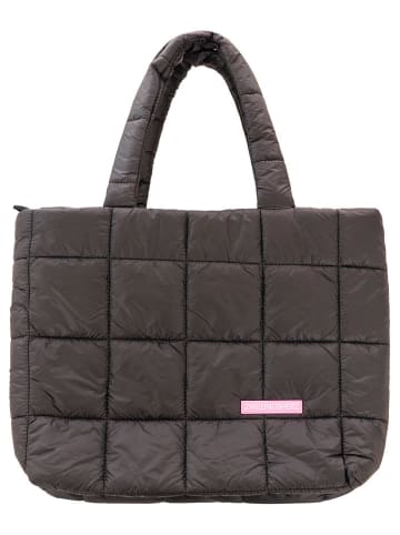 Zwillingsherz Shopper "Uni" zwart - (B)48 x (H)36 cm
