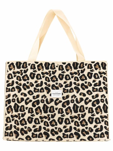 Zwillingsherz Shopper "Leo" in Creme - (B)49 x (H)38 cm
