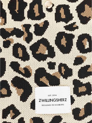 Zwillingsherz Shopper "Leo" in Creme - (B)49 x (H)38 cm