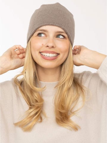 Zwillingsherz Kasjmieren beanie taupe