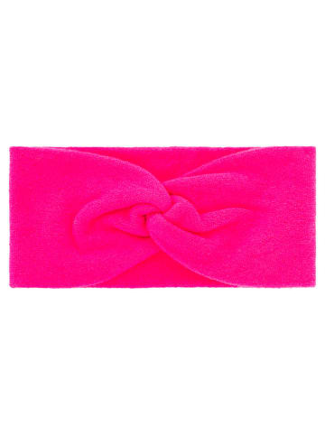 Zwillingsherz Kaschmir-Stirnband in Pink