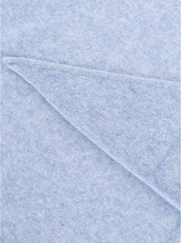 Zwillingsherz Kaschmit-Dreieckstuch in Hellblau - (L)174 x (B)70 cm
