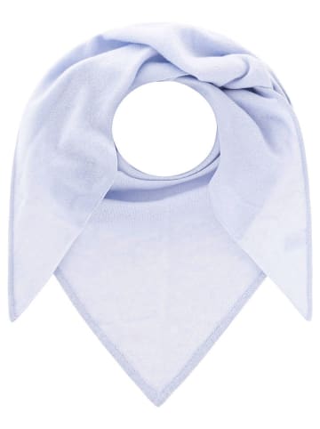 Zwillingsherz Kaschmir-Dreieckstuch in Hellblau - (L)174 x (B)70 cm