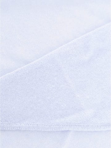 Zwillingsherz Kaschmir-Dreieckstuch in Hellblau - (L)174 x (B)70 cm