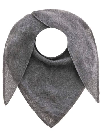 Zwillingsherz Kasjmieren driehoekdoek antraciet - (L)174 x (B)70 cm