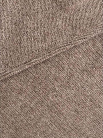 Zwillingsherz Kaschmit-Dreieckstuch in Taupe - (L)174 x (B)70 cm
