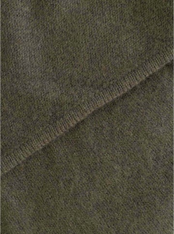 Zwillingsherz Kaschmir-Dreieckstuch in Khaki - (L)174 x (B)70 cm