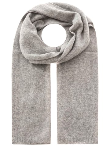 Zwillingsherz Kaschmir-Schal in Grau - (L)180 x (B)30 cm