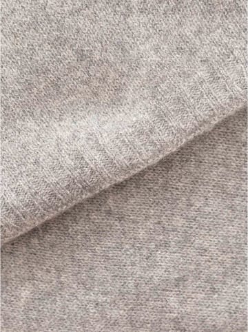 Zwillingsherz Kaschmir-Schal in Grau - (L)180 x (B)30 cm
