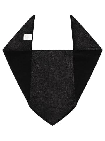 Zwillingsherz Kaschmit-Dreieckstuch in Schwarz - (L)84 x (B)34 cm