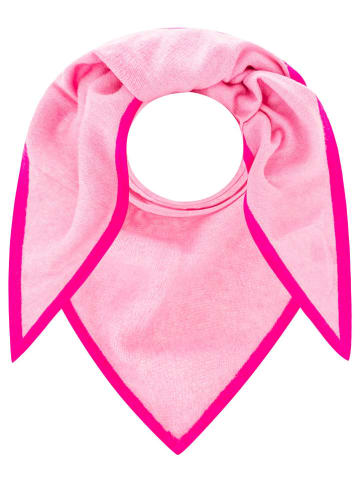 Zwillingsherz Kaschmir-Dreieckstuch in Rosa - (L)180 x (B)72 cm