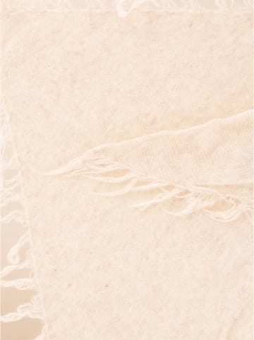 Zwillingsherz Kaschmit-Dreieckstuch in Beige - (L)180 x (B)73 cm