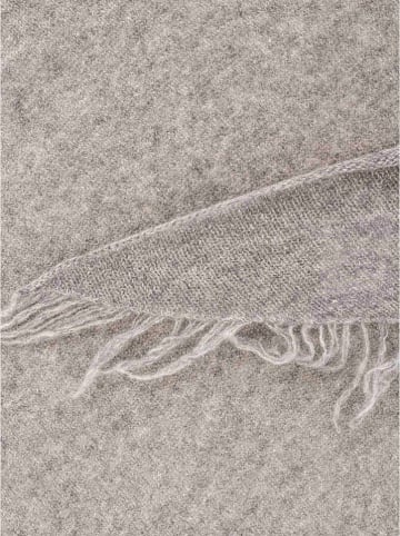 Zwillingsherz Kaschmit-Dreieckstuch in Grau - (L)180 x (B)73 cm