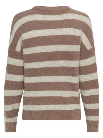 MOSS COPENHAGEN Sweter w kolorze beżowo-brązowym