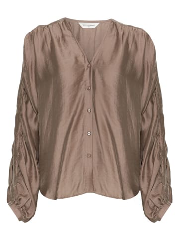 MOSS COPENHAGEN Bluse in Hellbraun