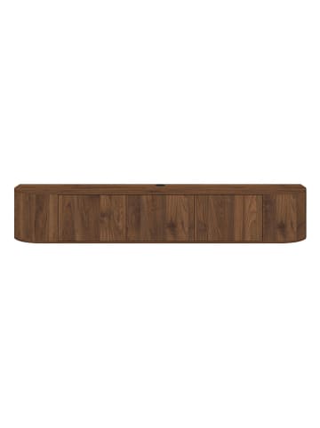 IDOMYA Essentials TV-Kommode "Elora" in Nussbaum - (B)180 x (H)30 x (T)30 cm