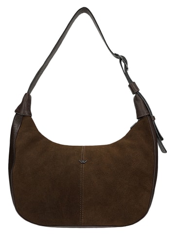 Wojas Skórzana torebka w kolorze brązowym - 34 x 23 x 12 cm