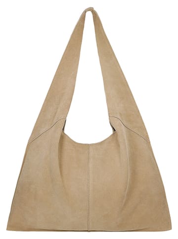 Wojas Leder-Shopper in Beige - (B)48 x (H)30 x (T)1 cm
