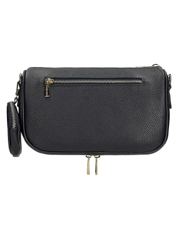 Wojas Leder-Umhängetasche in Schwarz - (B)25 x (H)17 x (T)10 cm