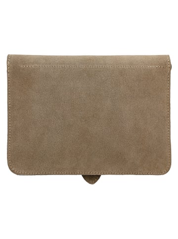 Wojas Leder-Umhängetasche in Taupe - (B)24 x (H)18 x (T)3 cm