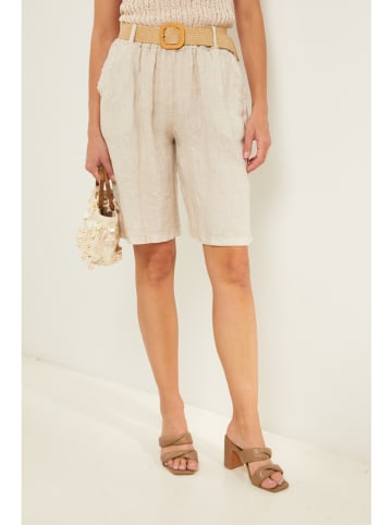 Lin Passion Linnen bermuda beige