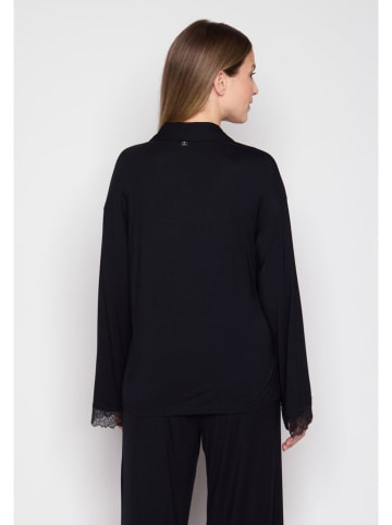 Joop! Bodywear Pyjama-Oberteil in Schwarz