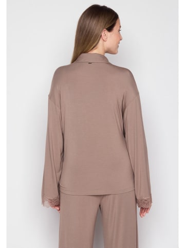 Joop! Bodywear Pyjama-Oberteil in Beige