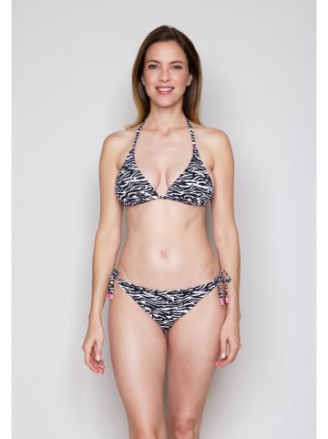 Joop! Bodywear Bikini-Oberteil in Schwarz/ Weiß