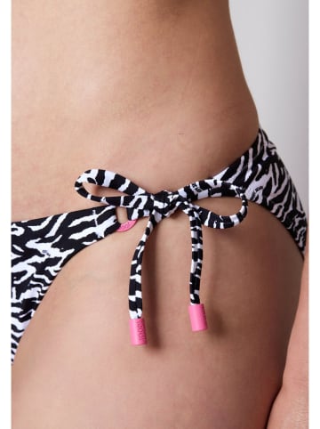 Joop! Bodywear Figi bikini w kolorze biało-czarnym