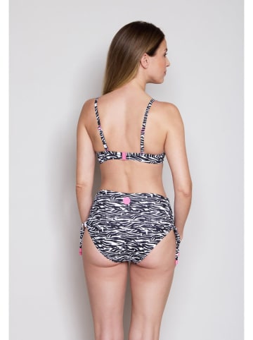 Joop! Bodywear Biustonosz bikini w kolorze czarno-białym