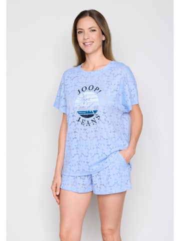 Joop! Bodywear Pyjama-Oberteil in Hellblau