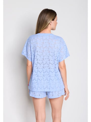 Joop! Bodywear Pyjama-Oberteil in Hellblau