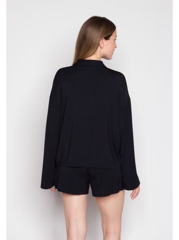Joop! Bodywear Pyjama-Oberteil in Schwarz