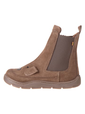 El Naturalista Leder-Chelsea-Boots in Hellbraun