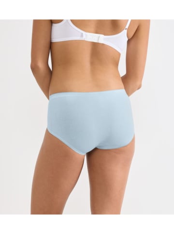 Sloggi 3-delige set: hipsters "Basic" crème/lichtblauw