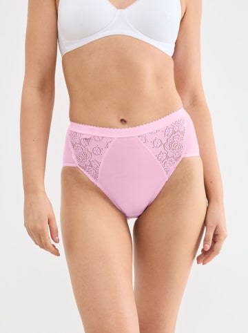 Sloggi 4-delige set: tailleslips  "Chic" beige/lichtroze/wit