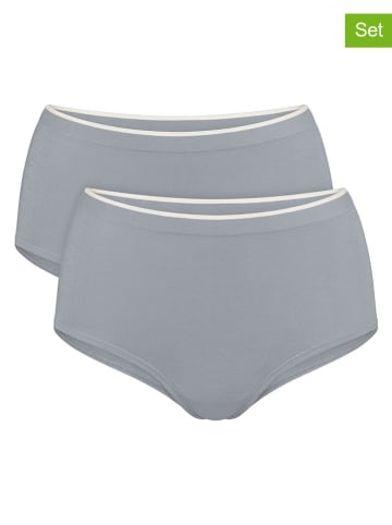 Sloggi 2-delige set: taillehipsters "Go Sense" grijs