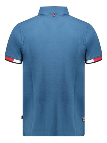 Geographical Norway Koszulka polo "Kogo" w kolorze niebieskim