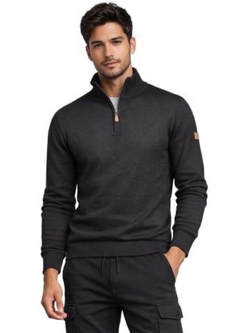 Geographical Norway Sweter "Freton" w kolorze czarnym