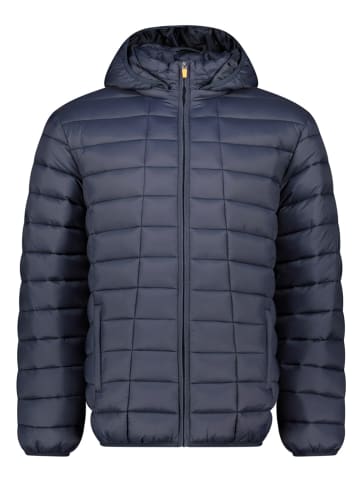 Geographical Norway Doorgestikte jas "Aipter" donkerblauw