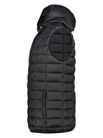 Geographical Norway Kamizelka pikowana "Vaipter" w kolorze czarnym