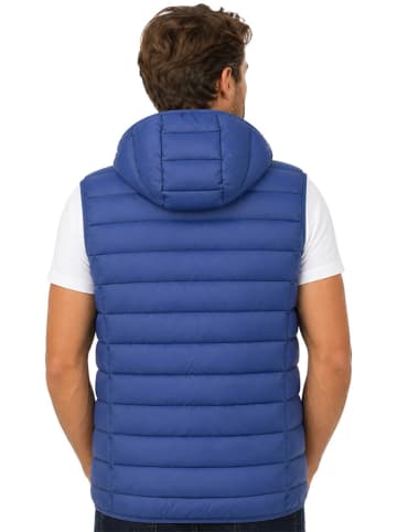 Geographical Norway Doorgestikte bodywarmer "Vaipter" blauw