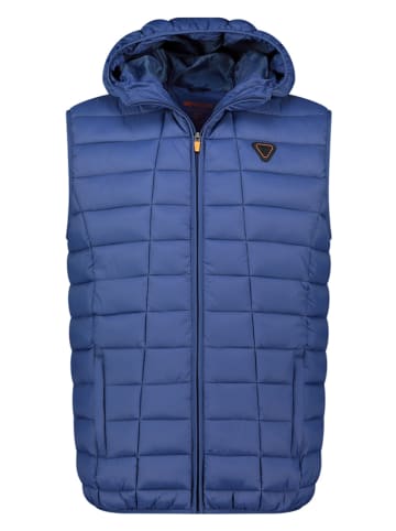 Geographical Norway Doorgestikte bodywarmer "Vaipter" blauw