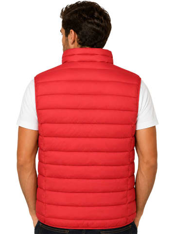 Geographical Norway Steppweste "Vaipter" in Rot
